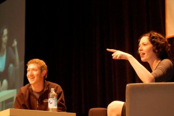 Mark Zuckerberg and Sarah Lacy